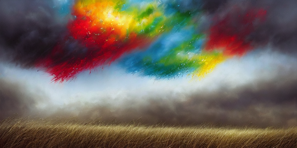 digital artwork of winds blowing , trending on artstation, incredible vibrant colors, dynamic epic composition, by Lee Madgwick